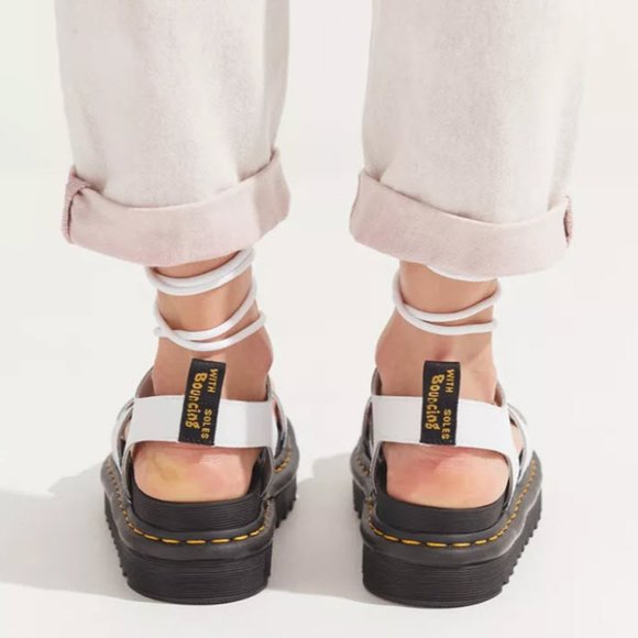 Dr. Martens Nartilla Gladiator White Sandal - Picture 2 of 11